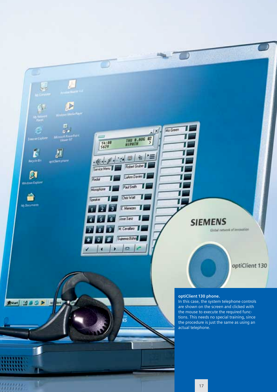 Siemens optiPoint family User Manual | Page 17 / 39