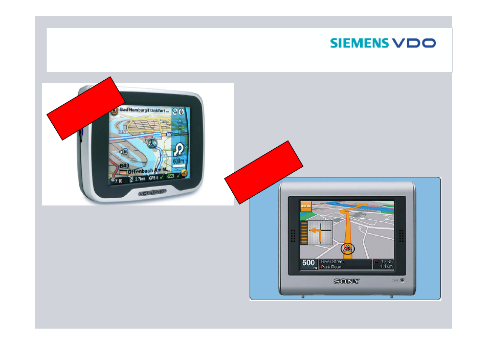 Siemens BENCHMARK PORTABLE NAVIGATION PN 2050 User Manual | Page 13 / 27