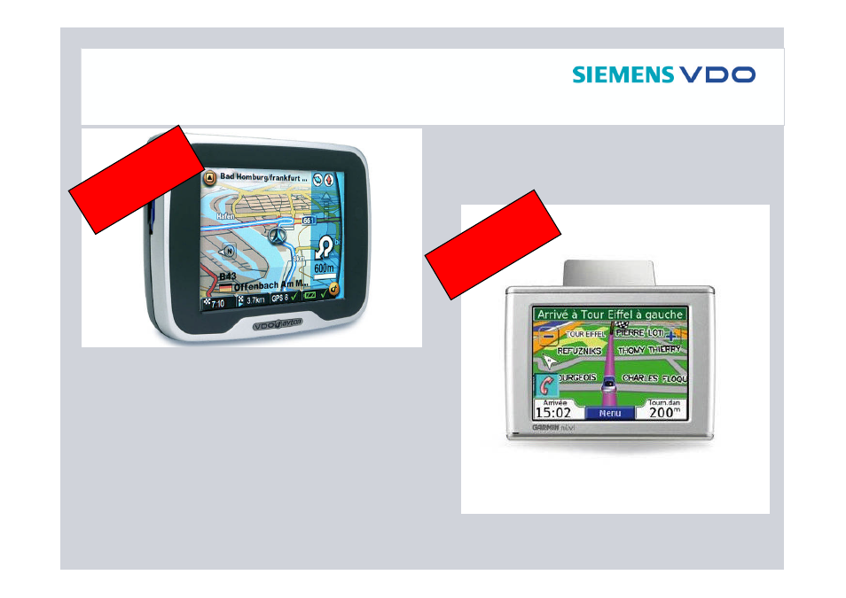 Siemens BENCHMARK PORTABLE NAVIGATION PN 2050 User Manual | Page 3 / 27