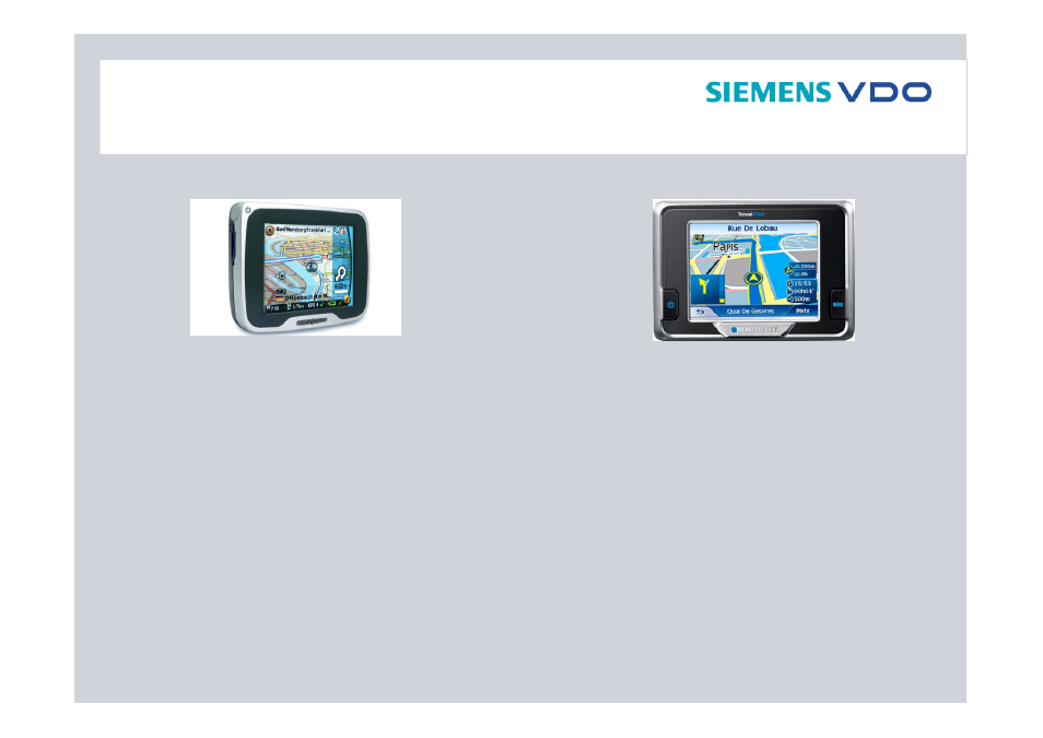 Siemens BENCHMARK PORTABLE NAVIGATION PN 2050 User Manual | Page 7 / 27