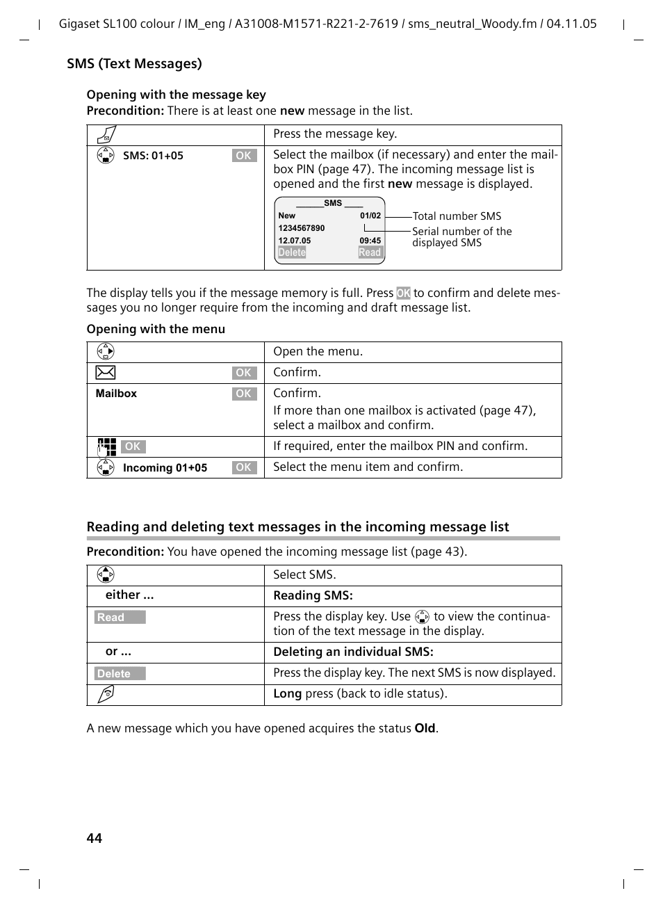 Siemens Gigaset SL100 User Manual | Page 45 / 93