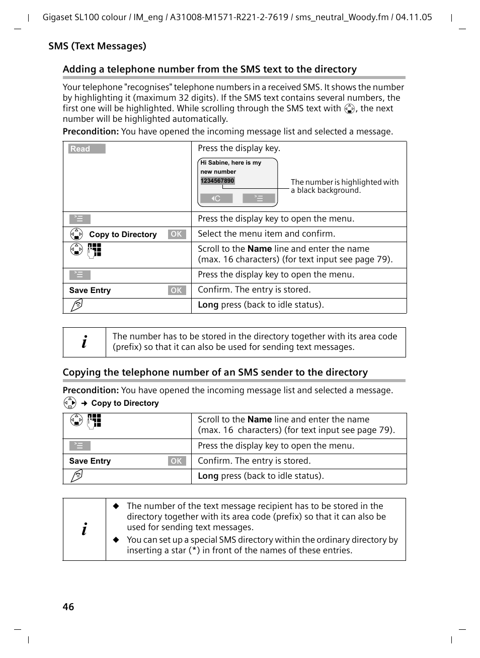 Siemens Gigaset SL100 User Manual | Page 47 / 93