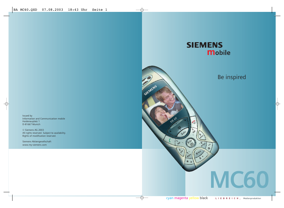 Siemens MC60 User Manual | 118 pages