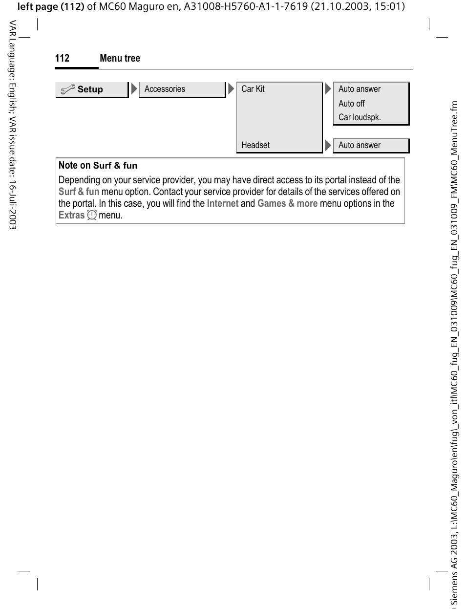 Siemens MC60 User Manual | Page 113 / 118