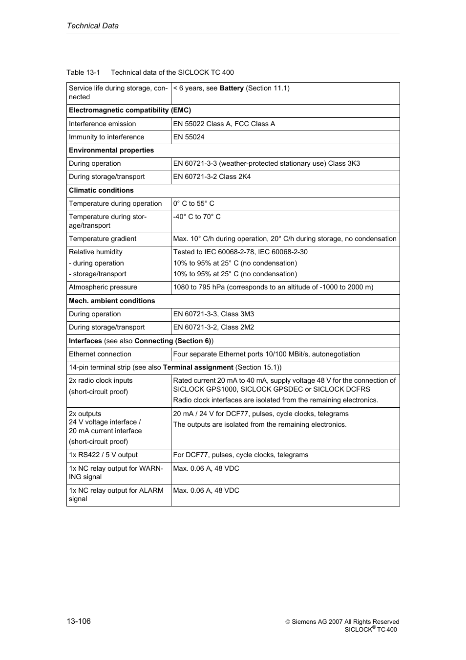 Siemens SICLOCK TC 400 User Manual | Page 108 / 134