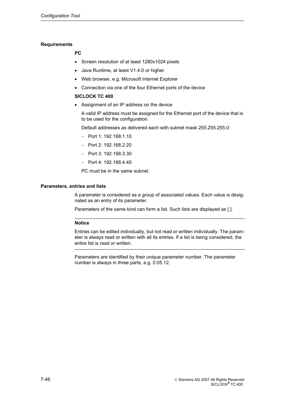 Siemens SICLOCK TC 400 User Manual | Page 48 / 134