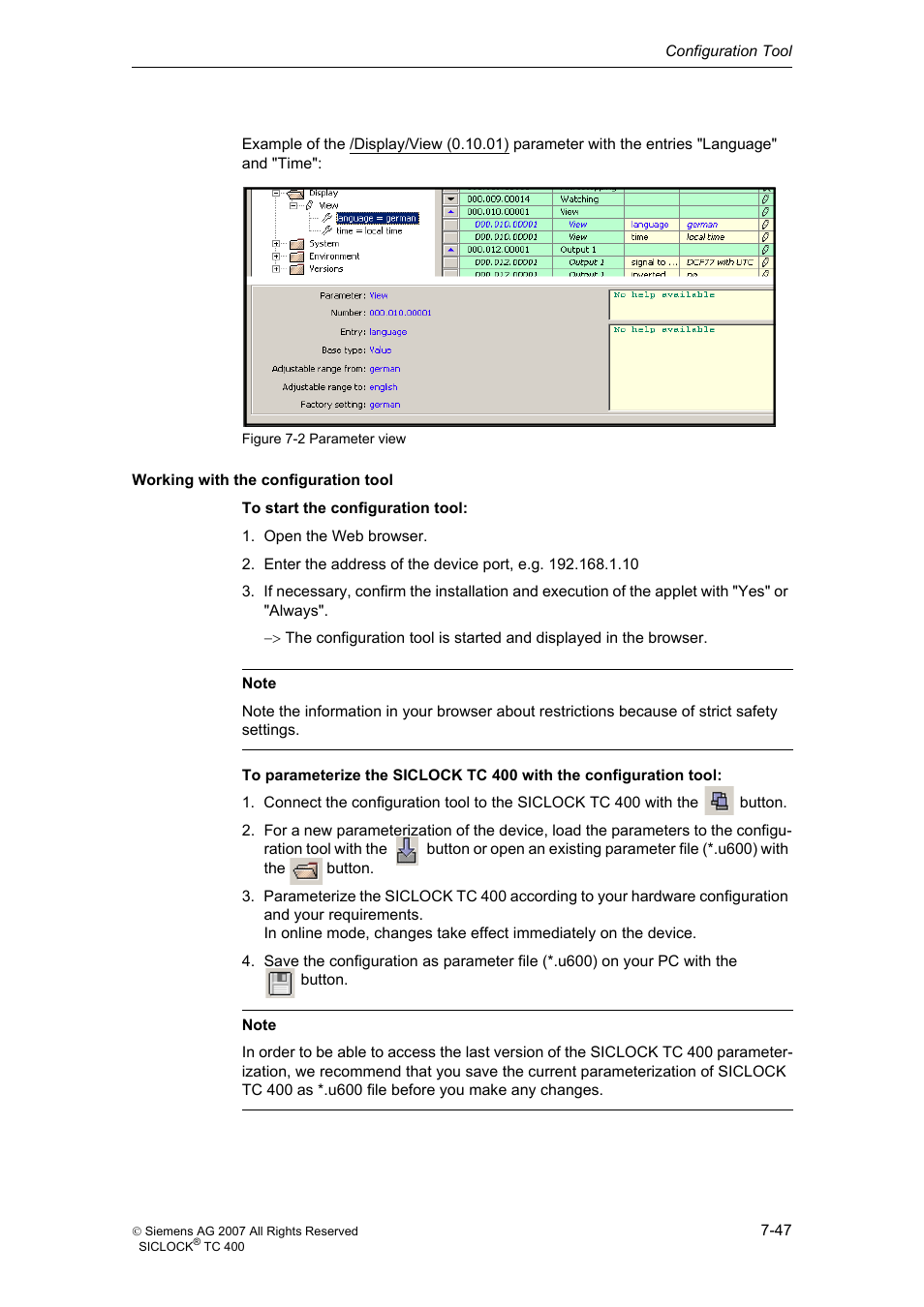 Siemens SICLOCK TC 400 User Manual | Page 49 / 134