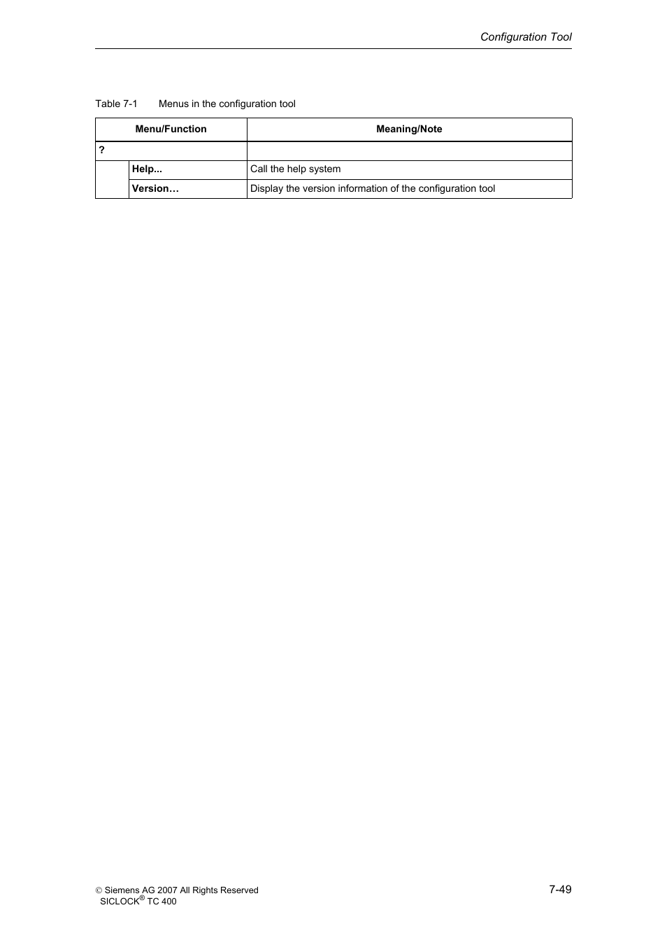 Siemens SICLOCK TC 400 User Manual | Page 51 / 134