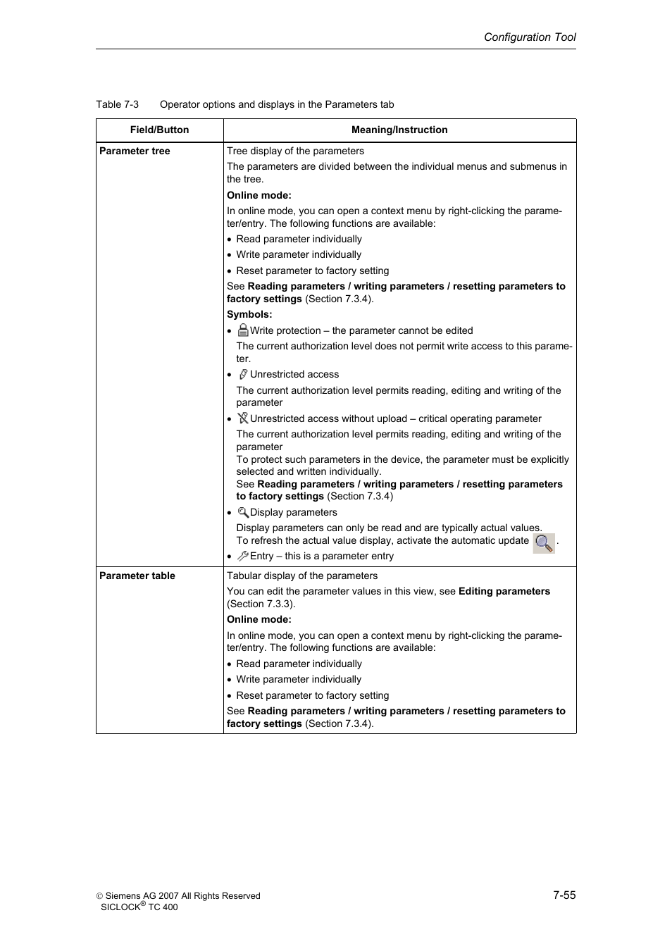 Siemens SICLOCK TC 400 User Manual | Page 57 / 134