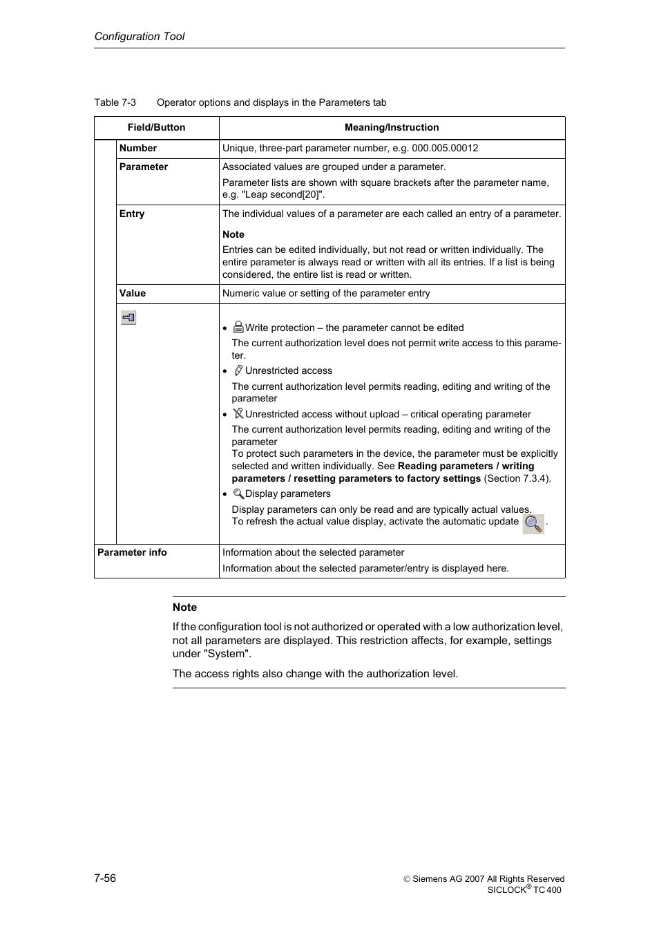 Siemens SICLOCK TC 400 User Manual | Page 58 / 134