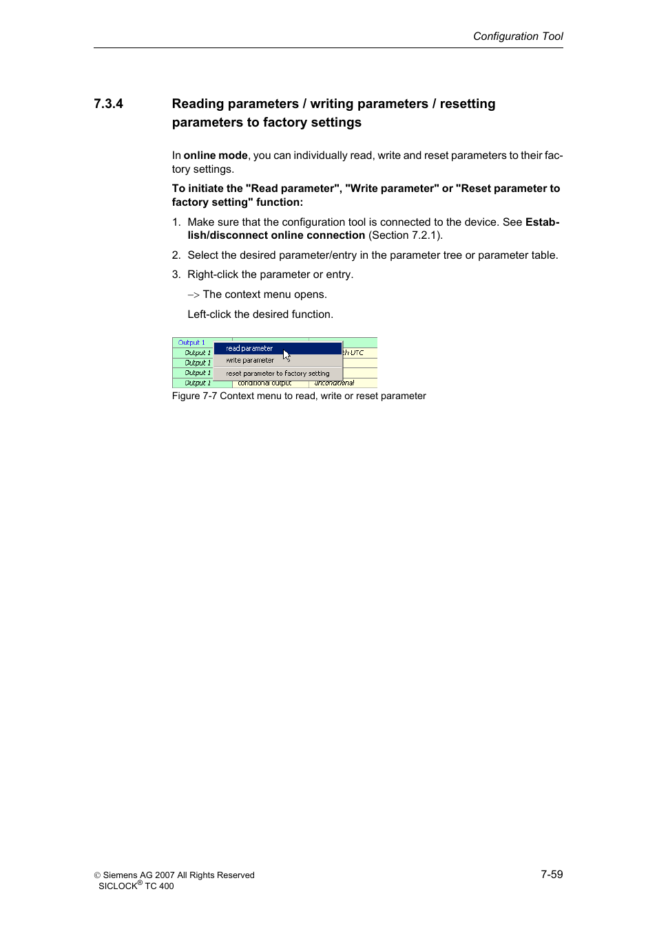 Siemens SICLOCK TC 400 User Manual | Page 61 / 134