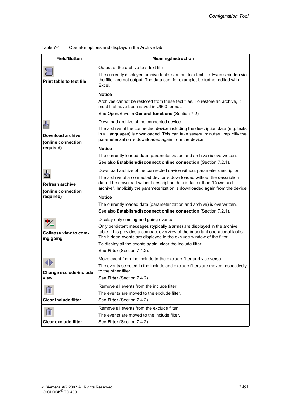 Siemens SICLOCK TC 400 User Manual | Page 63 / 134