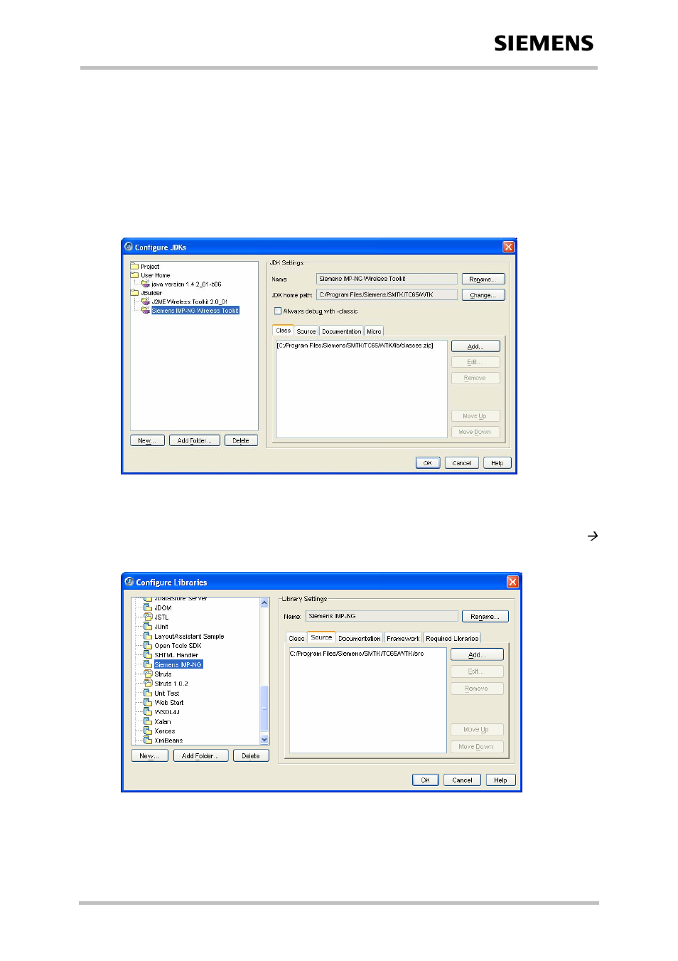 Borland jbuilder x, 2 borland jbuilder x | Siemens Java TC65 User Manual | Page 58 / 90