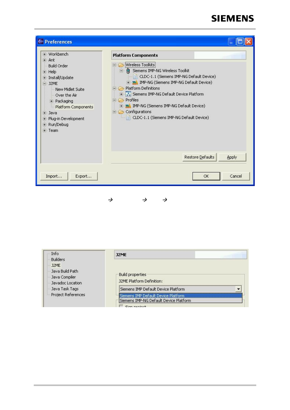 Switching emulators | Siemens Java TC65 User Manual | Page 64 / 90