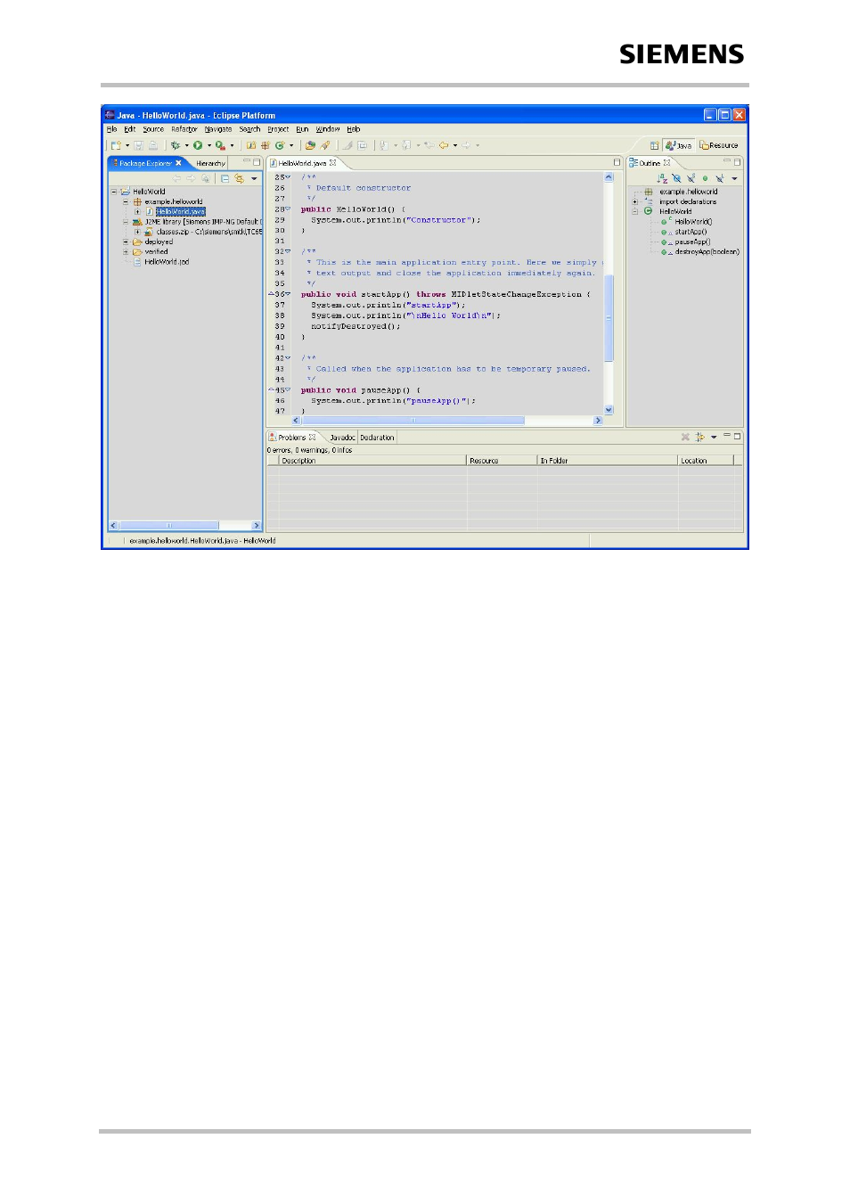 Figure 37: eclipse - example | Siemens Java TC65 User Manual | Page 66 / 90