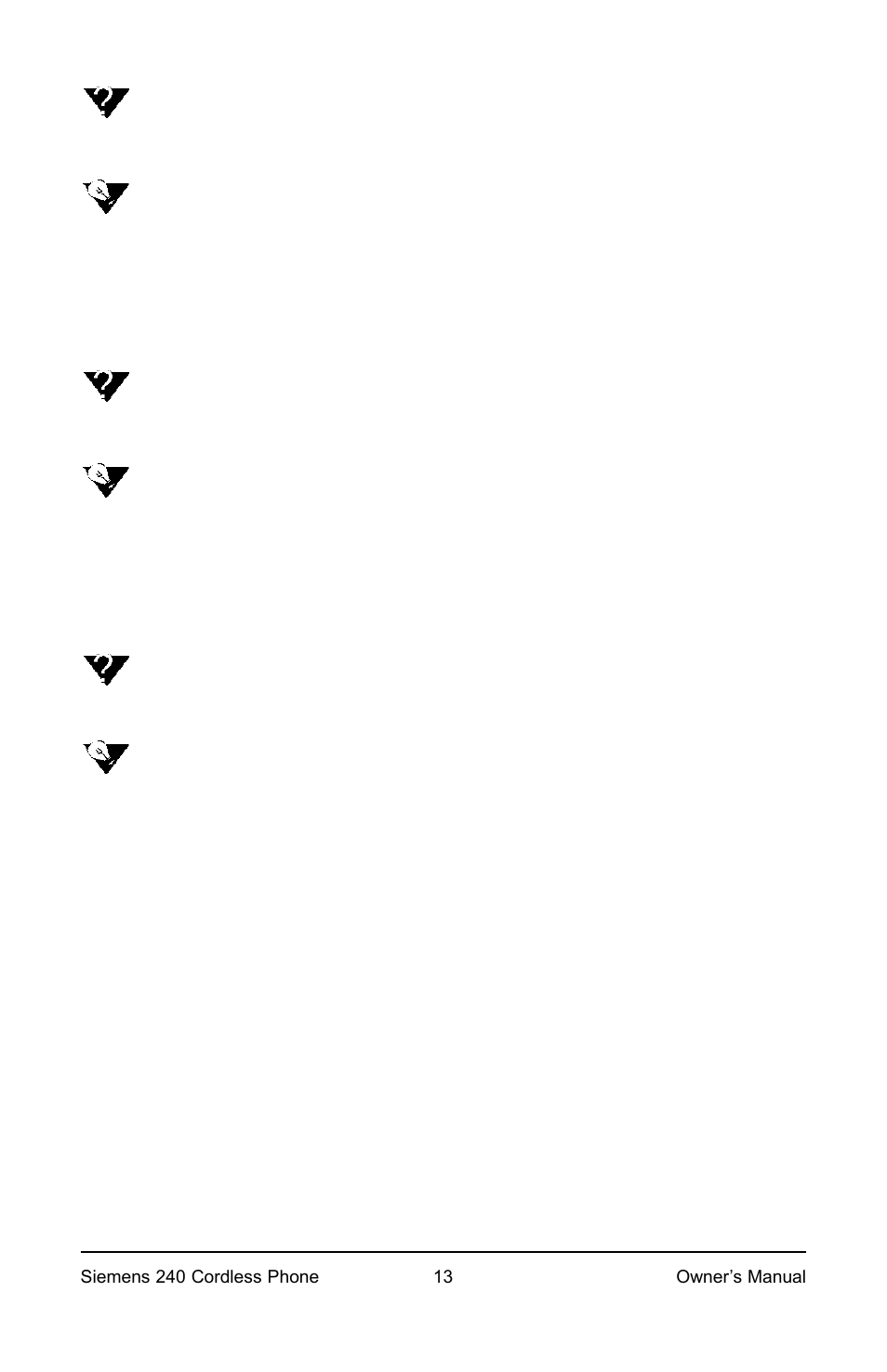 Siemens Model 240 User Manual | Page 13 / 16