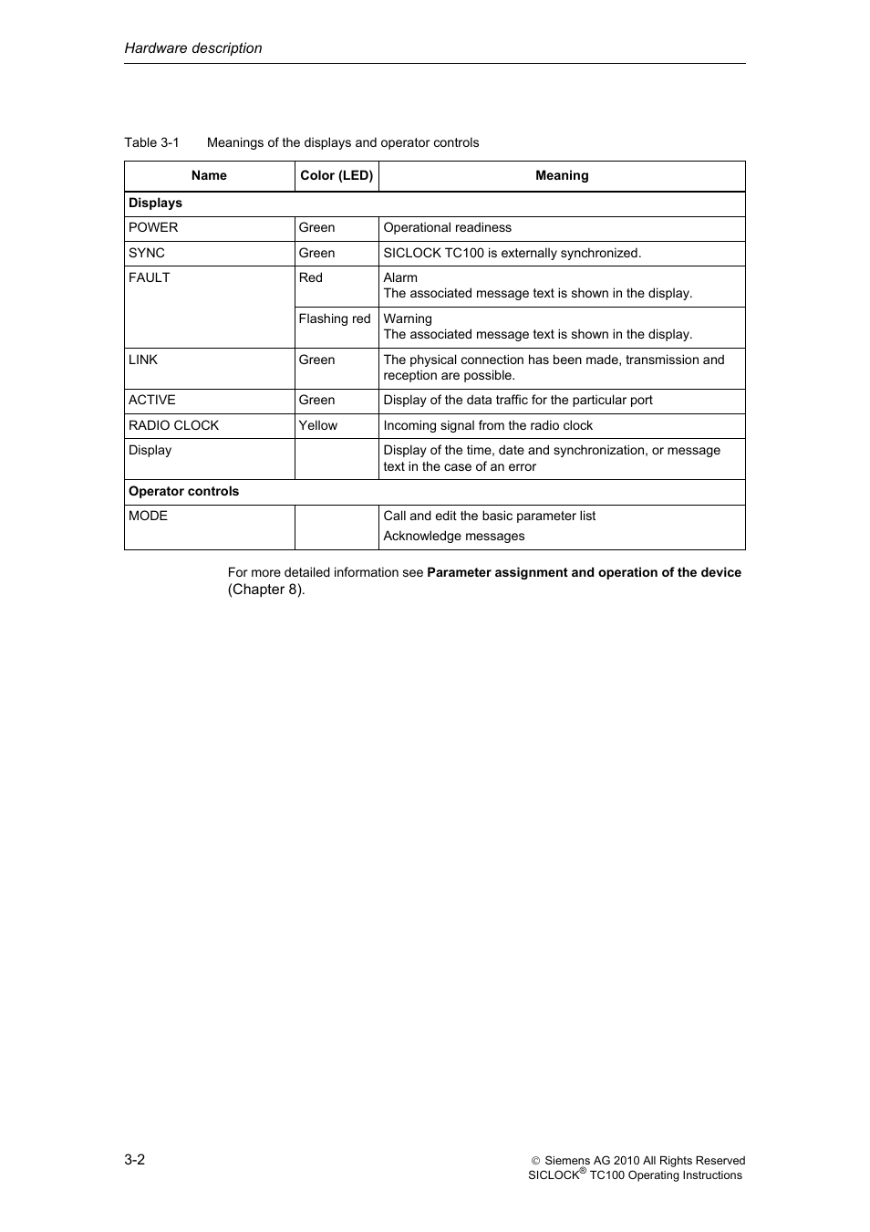 Siemens Plant Central Clock TC100 User Manual | Page 23 / 124