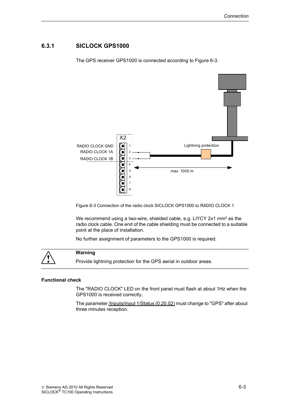 1 siclock gps1000, Siclock gps1000 | Siemens Plant Central Clock TC100 User Manual | Page 38 / 124