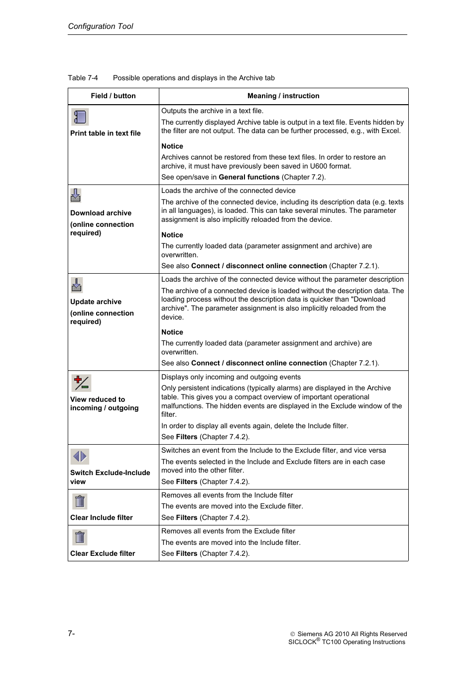 Siemens Plant Central Clock TC100 User Manual | Page 61 / 124