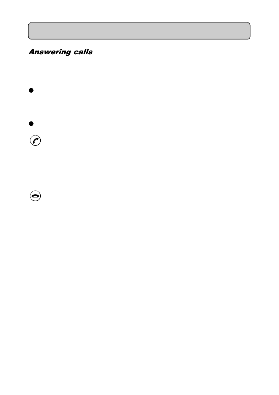 Answering calls, Telephone functions | Siemens Hicom 300E User Manual | Page 18 / 48