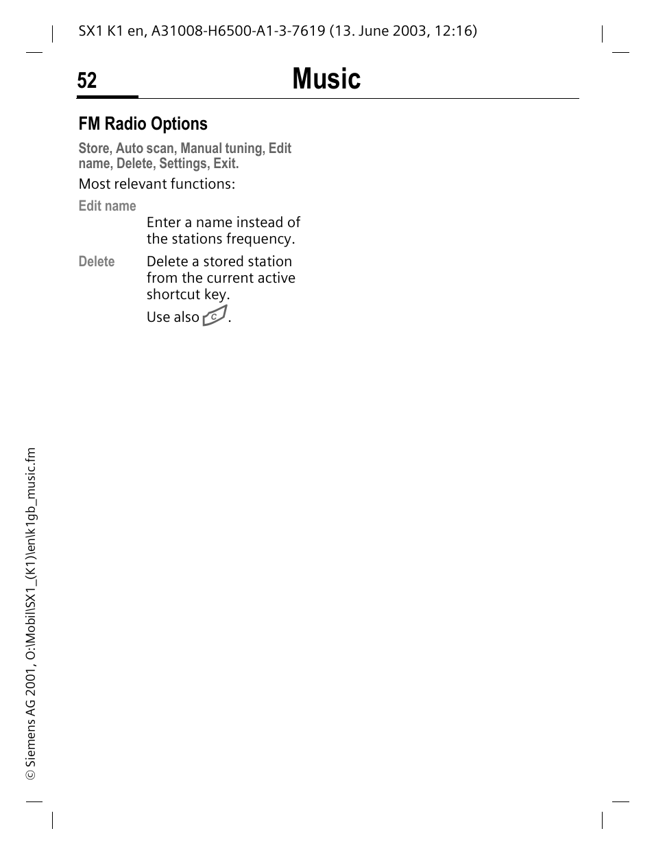 Music | Siemens SX1 User Manual | Page 53 / 103