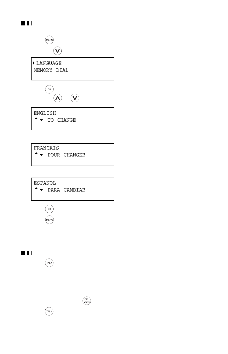 Using the handset | Siemens 242 User Manual | Page 11 / 23