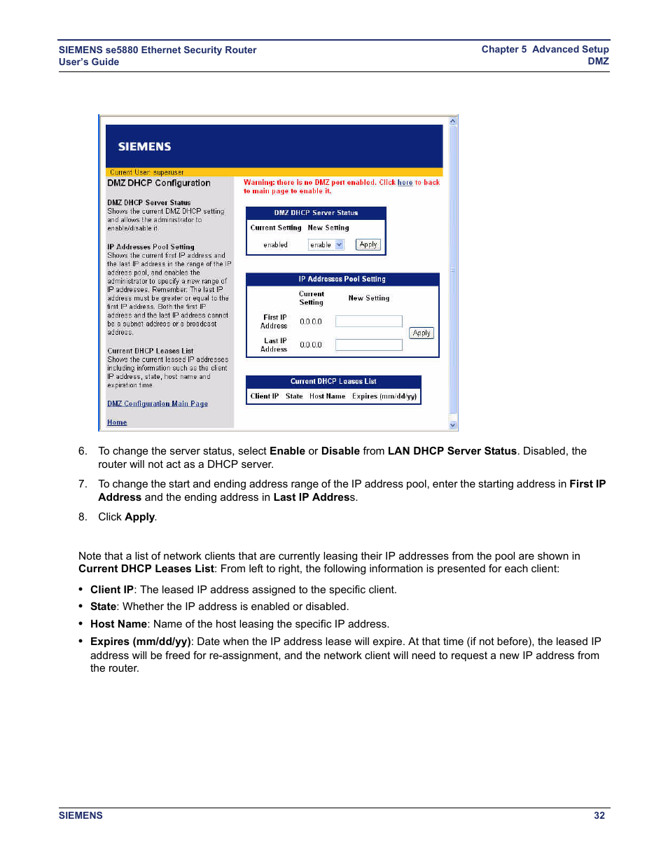 Siemens se5880 User Manual | Page 38 / 86