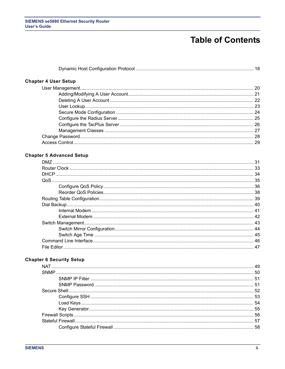 Siemens se5880 User Manual | Page 5 / 86