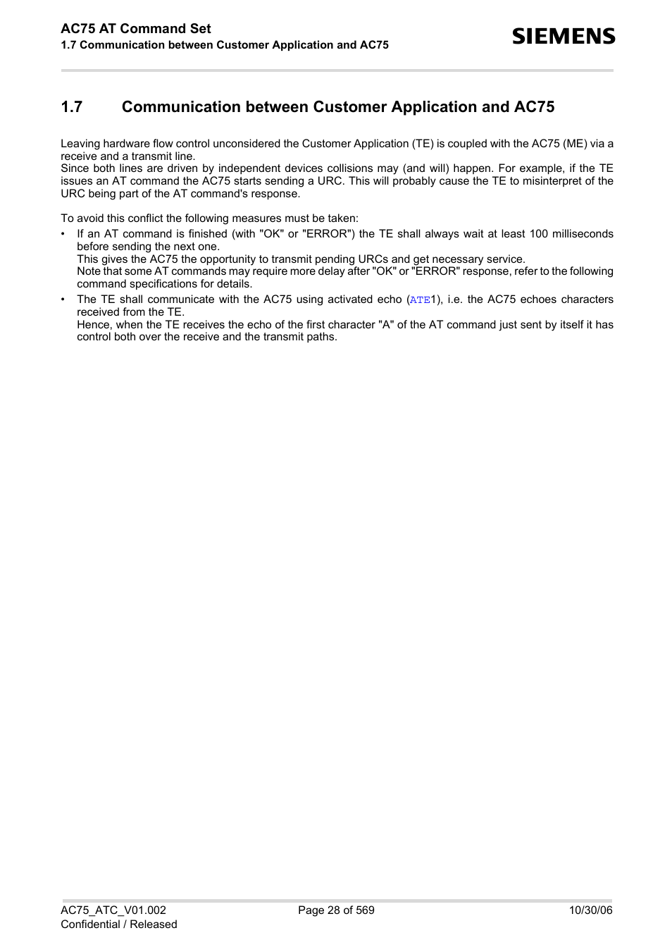 Siemens AC75 User Manual | Page 28 / 569