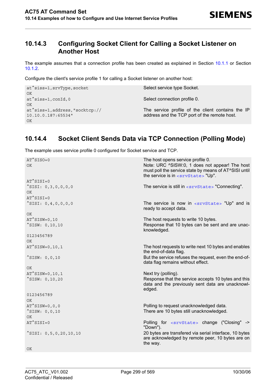 Siemens AC75 User Manual | Page 299 / 569