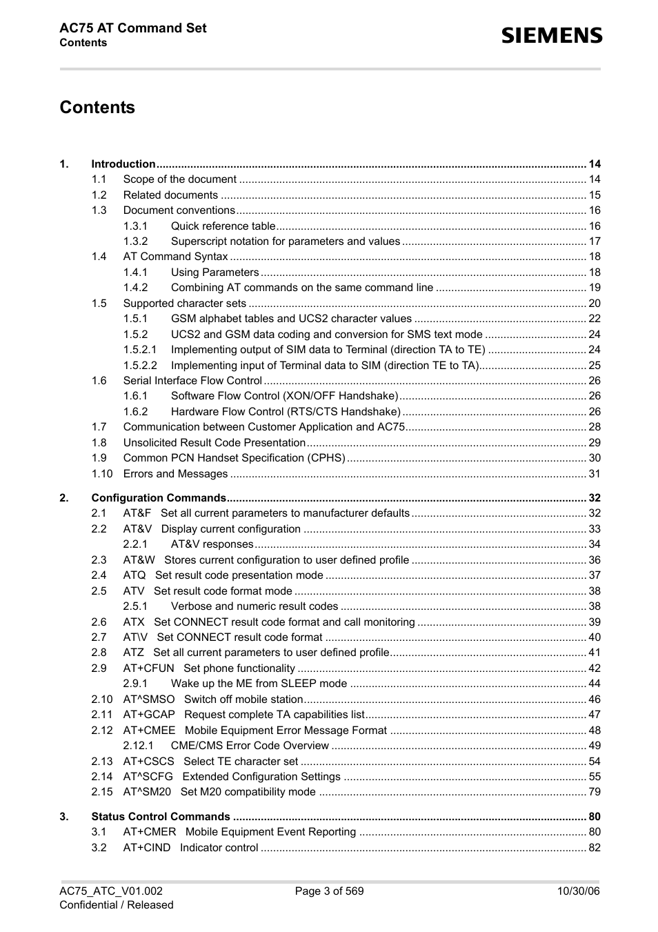 Siemens AC75 User Manual | Page 3 / 569