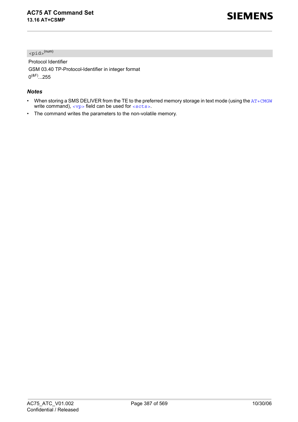 Siemens AC75 User Manual | Page 387 / 569