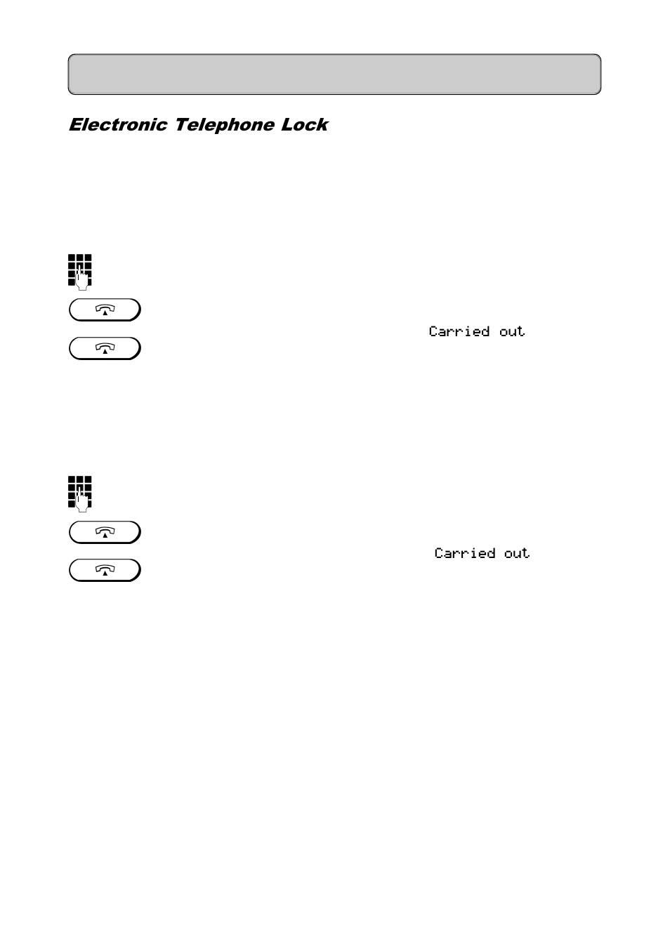 Pin features, Electronic telephone lock, Mobile class of service | Siemens 300 User Manual | Page 42 / 56