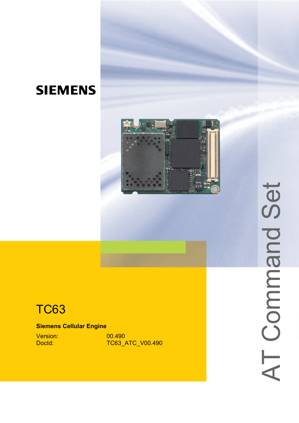 Siemens TC63 User Manual | 501 pages