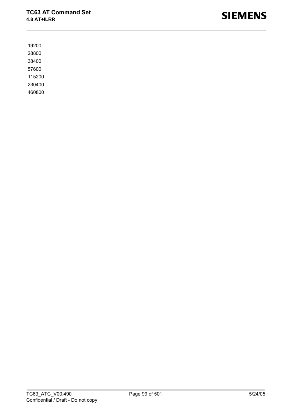 Siemens TC63 User Manual | Page 99 / 501