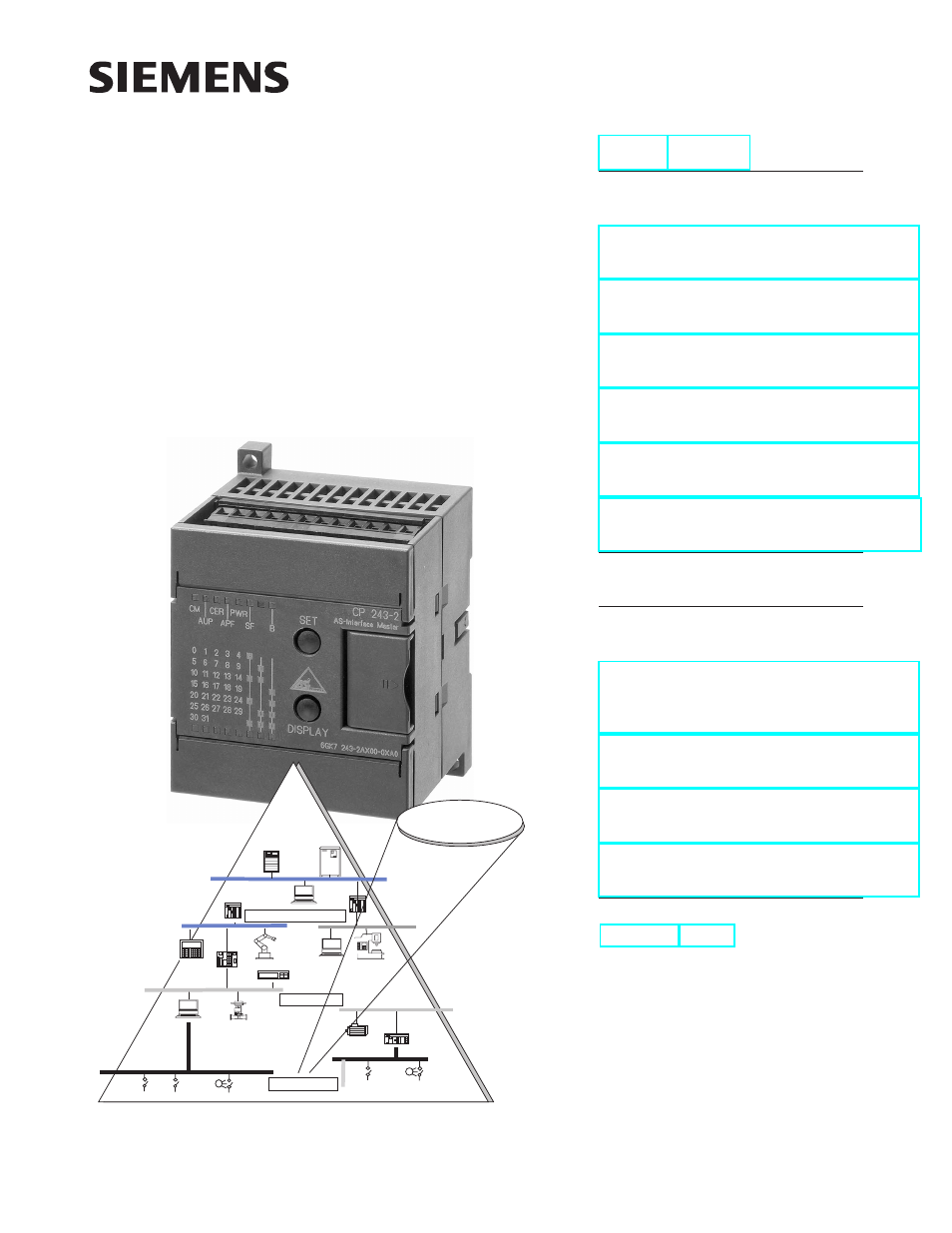 Siemens CP 243-2 User Manual | 150 pages