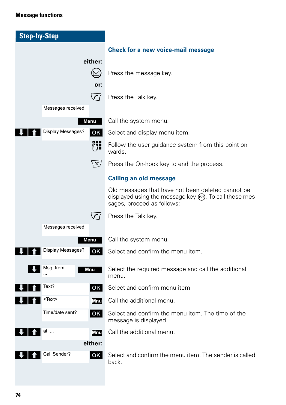 Step-by-step | Siemens 3000 V3.0 User Manual | Page 82 / 106