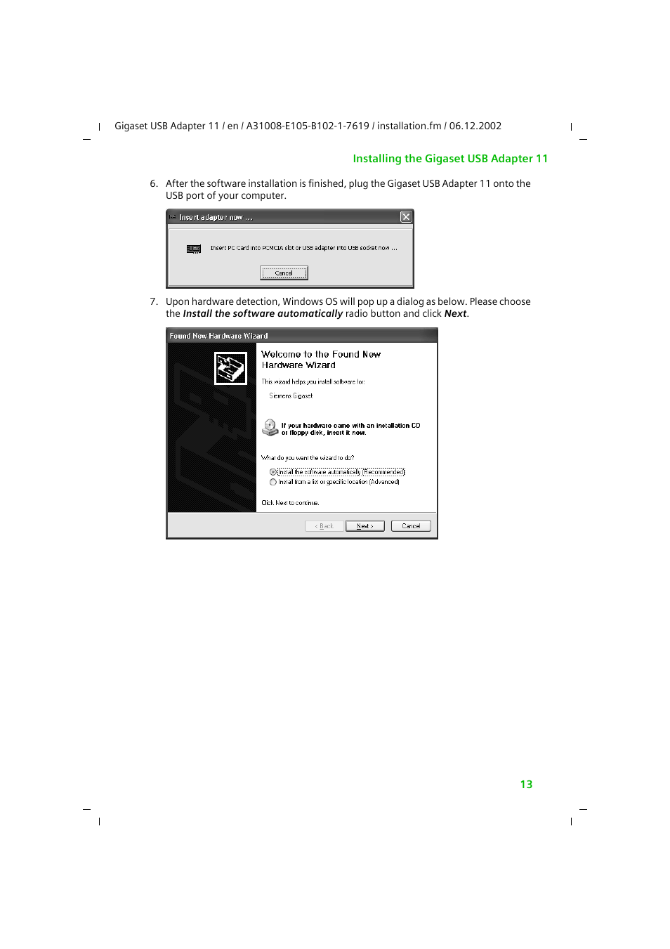 Siemens 11 User Manual | Page 14 / 51