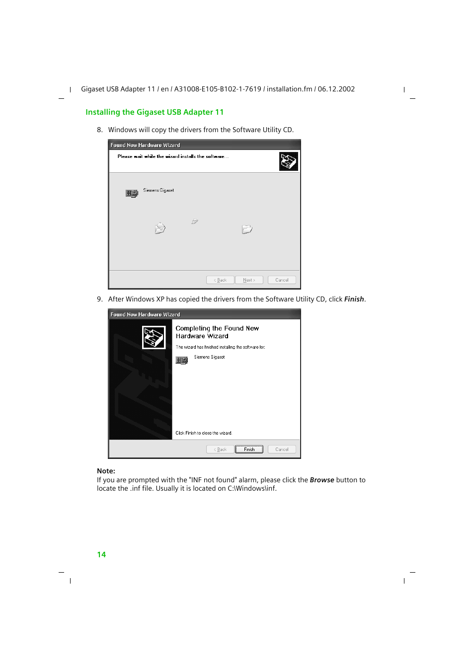 Siemens 11 User Manual | Page 15 / 51