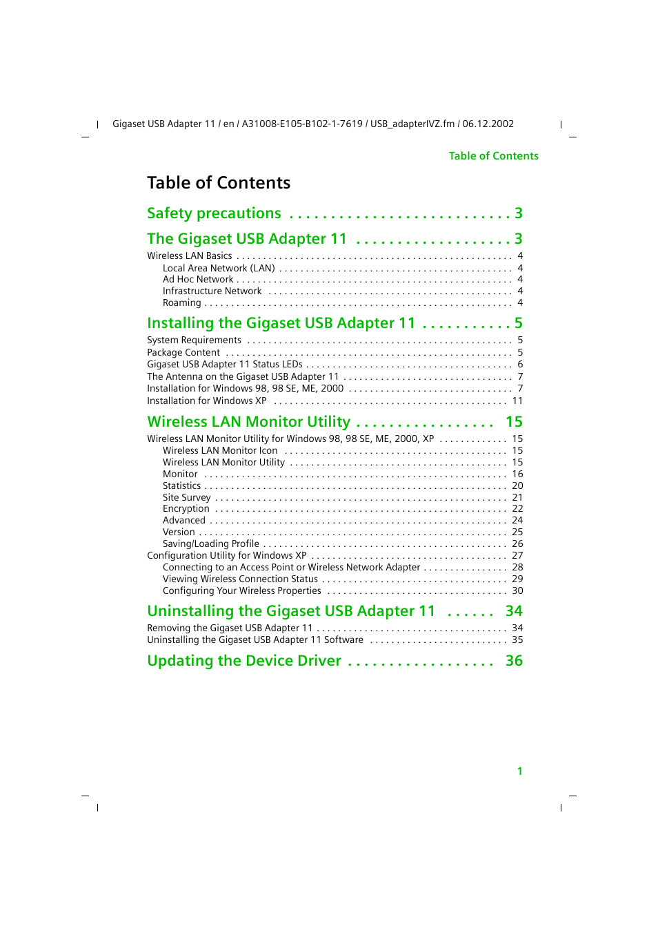 Siemens 11 User Manual | Page 2 / 51