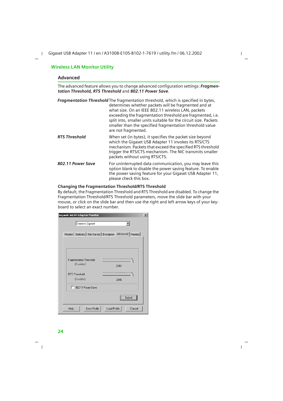 Advanced | Siemens 11 User Manual | Page 25 / 51