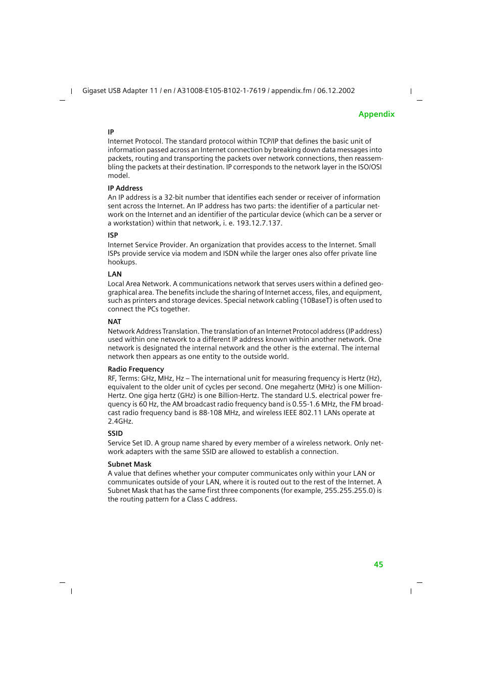 Siemens 11 User Manual | Page 46 / 51