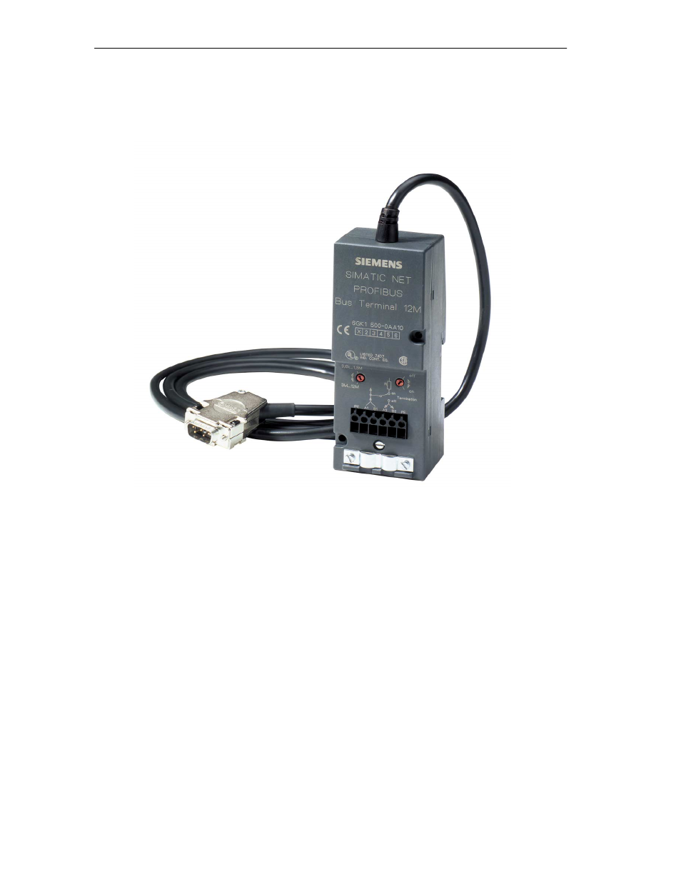 3 design and functions of the 12m bus terminal | Siemens SIMATIC NET PROFIBUS User Manual | Page 150 / 490