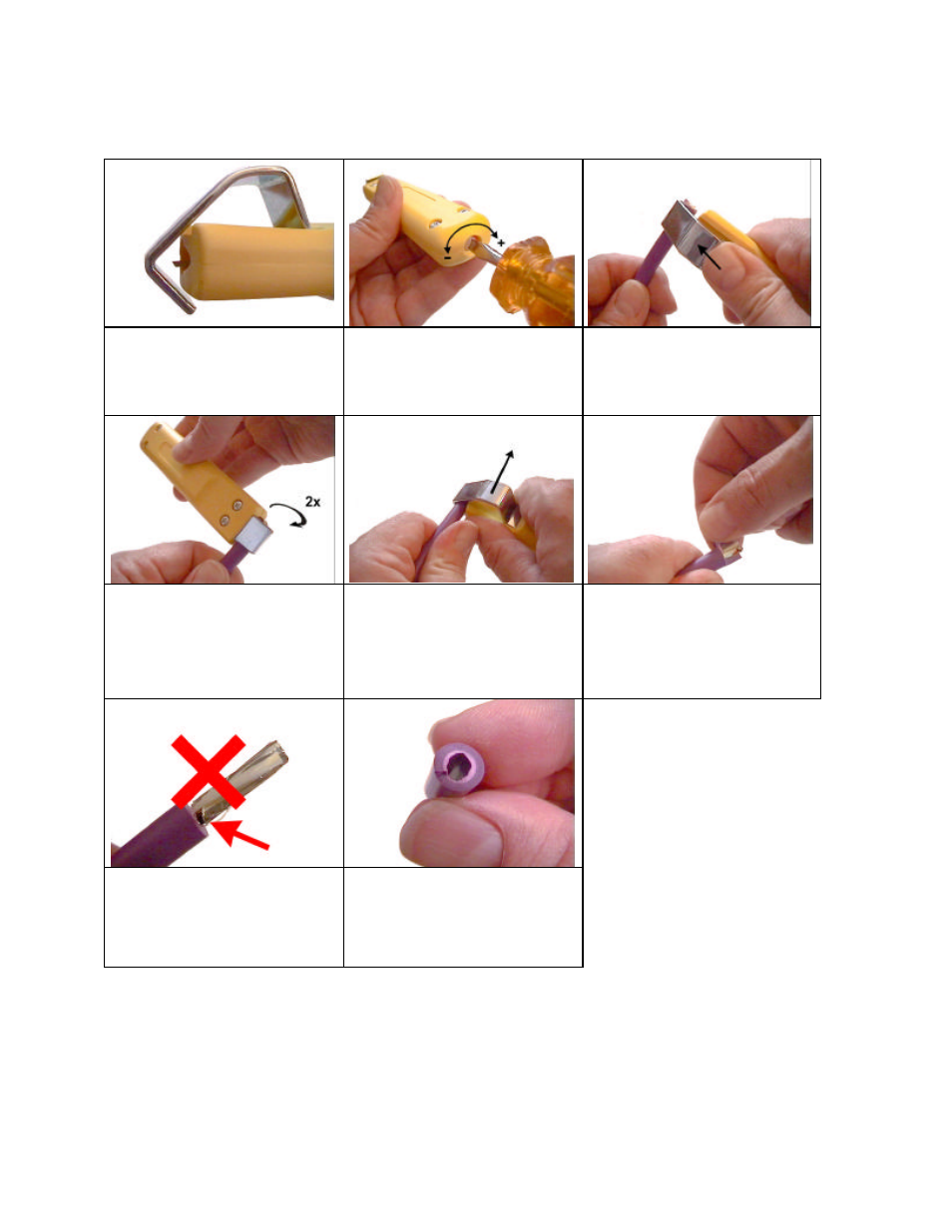 Setting the cutting depth of the cable knife | Siemens SIMATIC NET PROFIBUS User Manual | Page 306 / 490