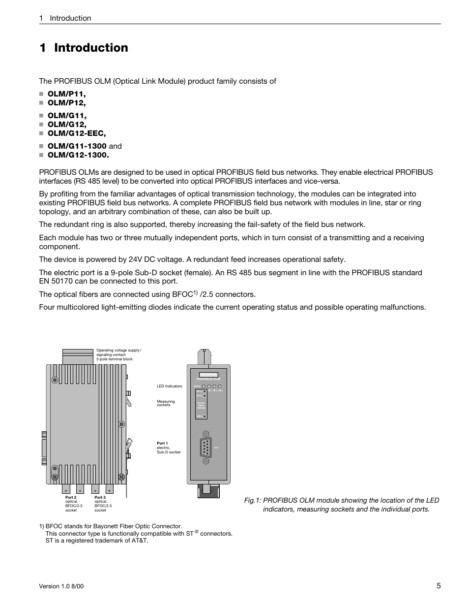 1 introduction, 51 introduction | Siemens SIMATIC NET PROFIBUS User Manual | Page 401 / 490