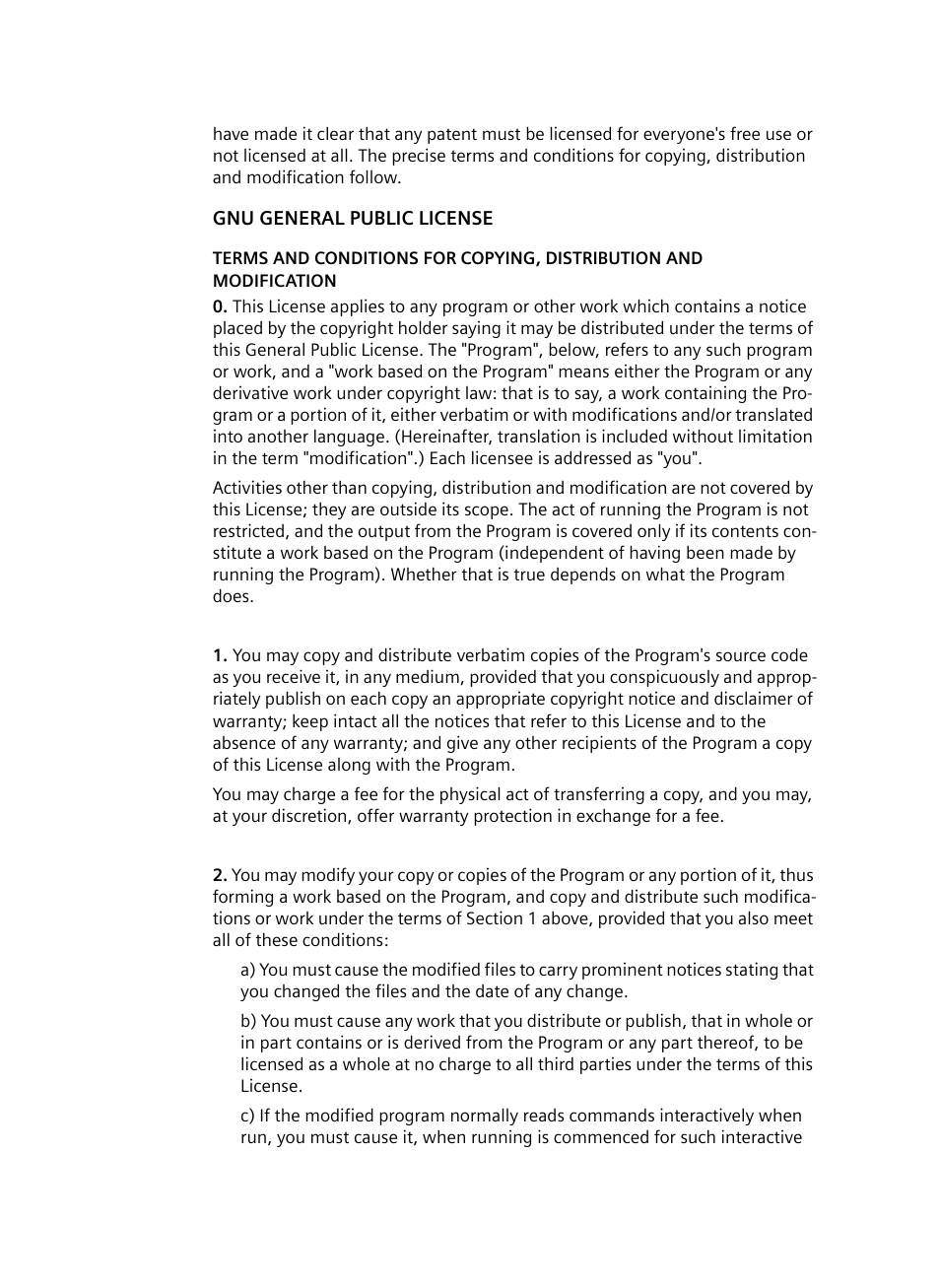 Gnu general public license | Siemens Gigaset DE380 IP R User Manual | Page 68 / 91