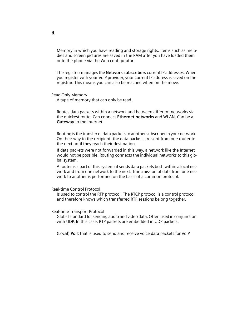 Router, L router | Siemens Gigaset DE380 IP R User Manual | Page 84 / 91