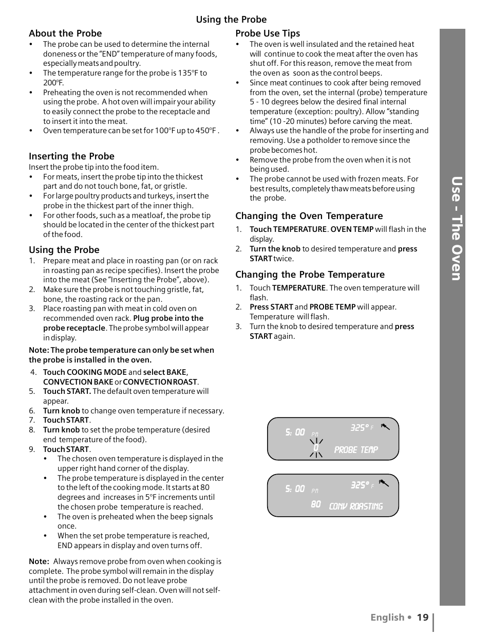 Use - the oven | Siemens HG2516UC User Manual | Page 23 / 104