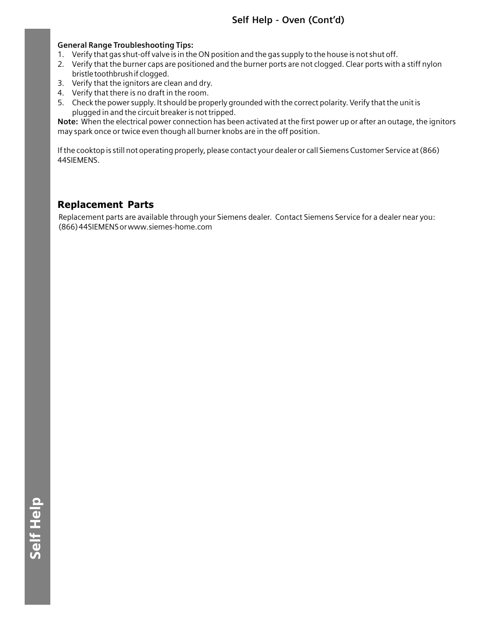 Siemens HG2516UC User Manual | Page 34 / 104