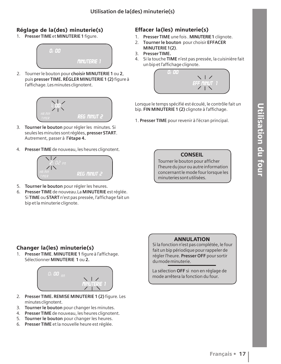 Utilisation du four | Siemens HG2516UC User Manual | Page 55 / 104